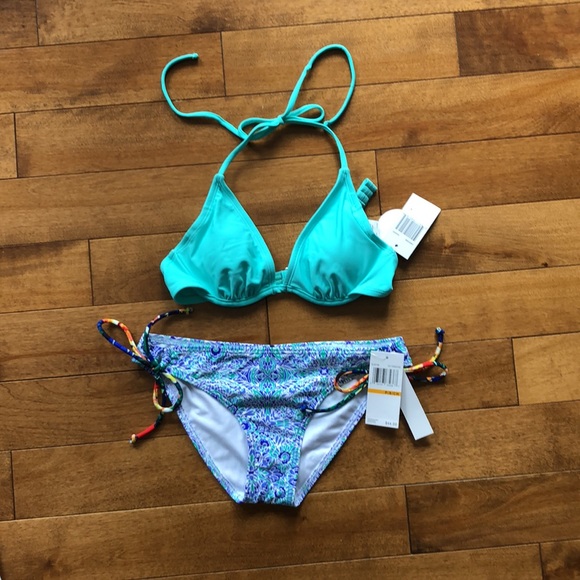 Design Lab bikini bottom+Hot Water bikini top S - Picture 1 of 5